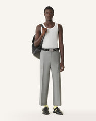 Débardeur En Jersey Plissé White
