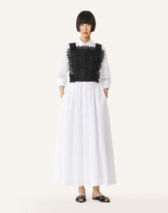 Plastron En Guipure Black