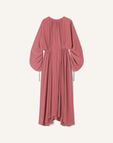 Robe Cintrée En Charmeuse Pink