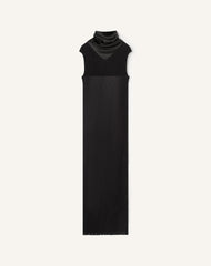 Robe En Jersey Plissé Black