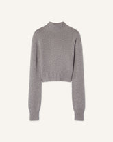 Pull Dos Nu En Cachemire Black