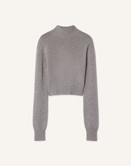 Pull Dos Nu En Cachemire Black