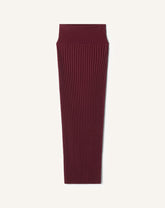Jupe Midi En Viscose Red