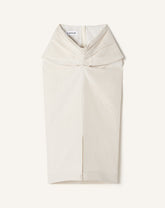 Jupe Midi En Jacquard White