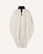 Haut Ample À Nœud En Crêpe White