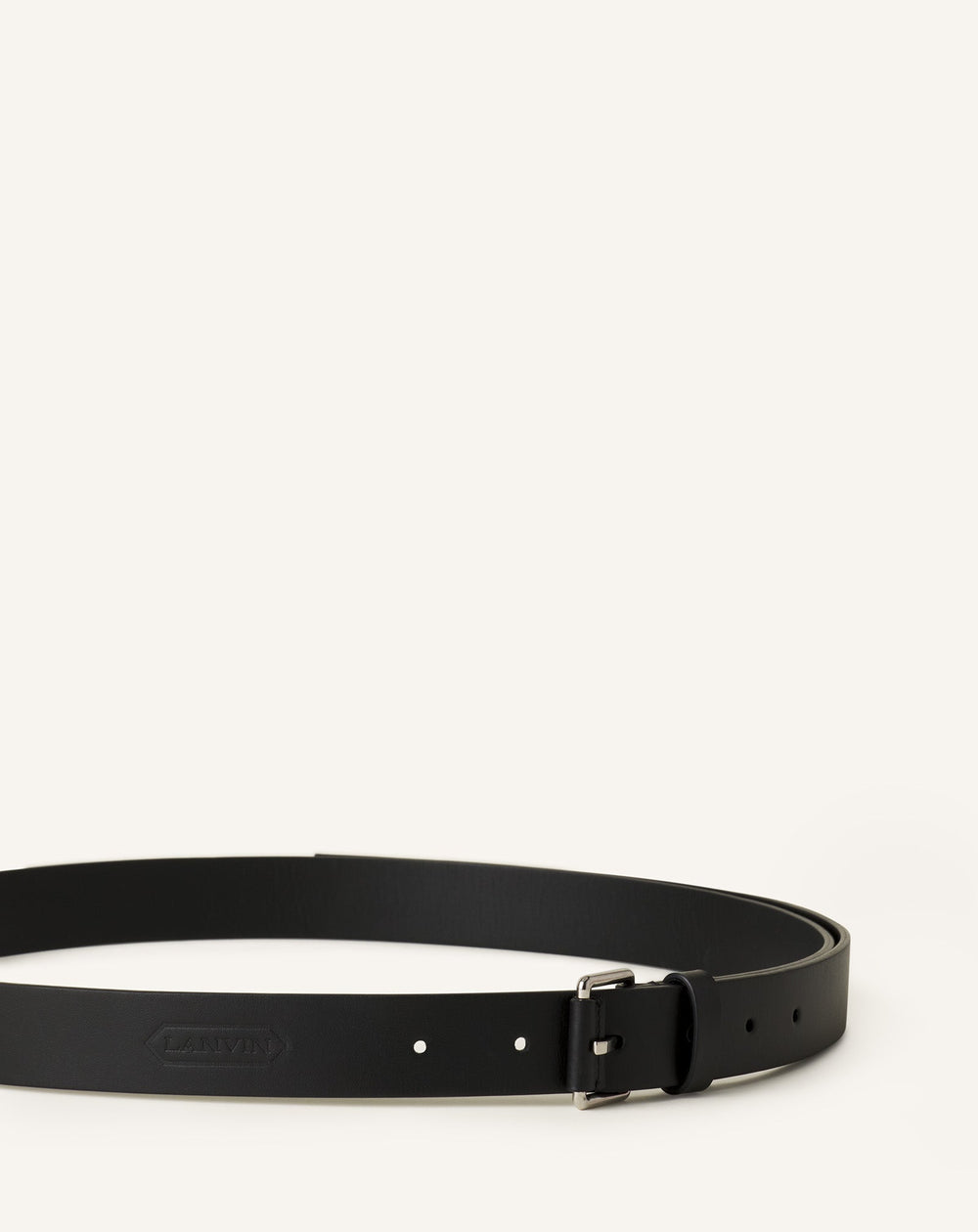 Black Compagnon Leather Belt