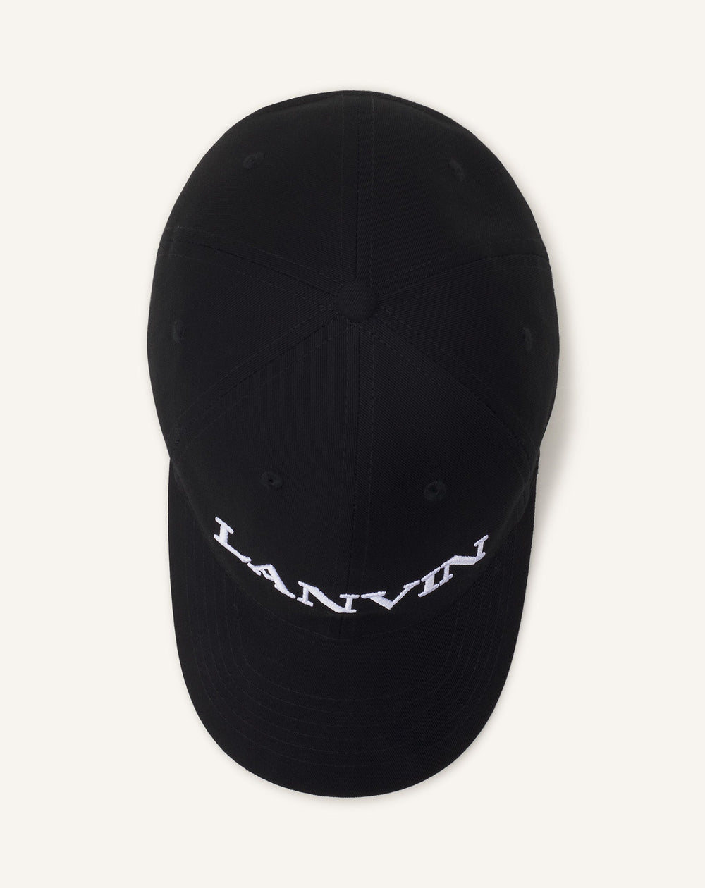 Black Lanvin Cotton Cap