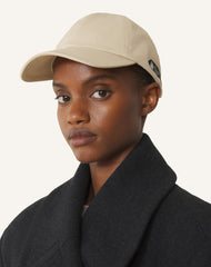 Casquette Signature Lanvin En Coton White