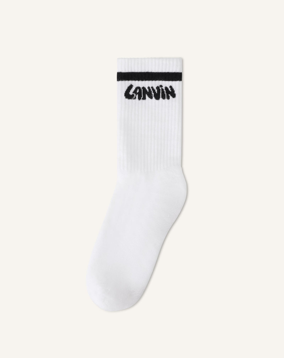 Chaussettes Lanvin En Coton White