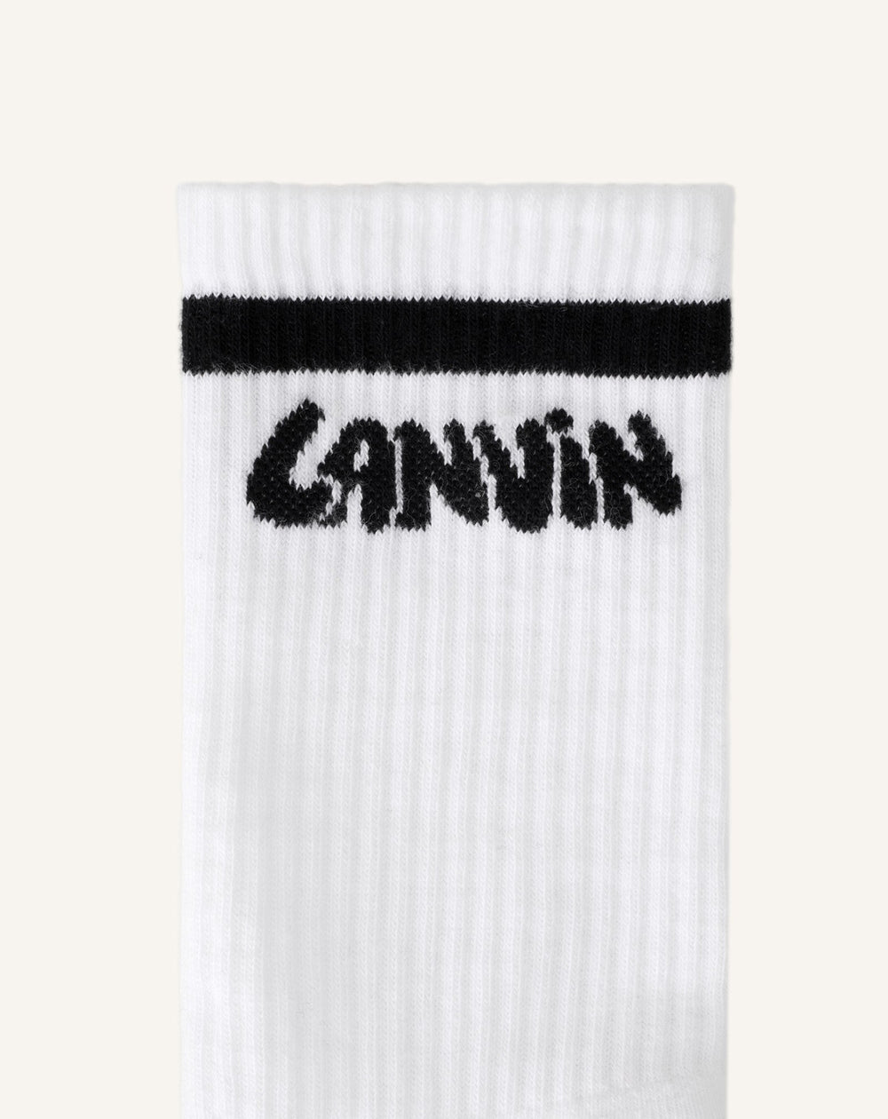 Chaussettes Lanvin En Coton White