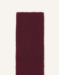 Red Lanvin Cashmere Socks