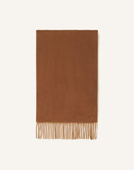 Beige Two-tone Cashmere Scarf