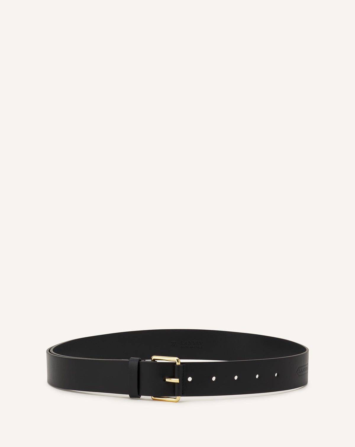 Black Compagnon Leather Belt