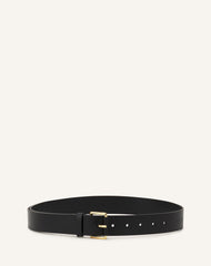 Black Compagnon Leather Belt