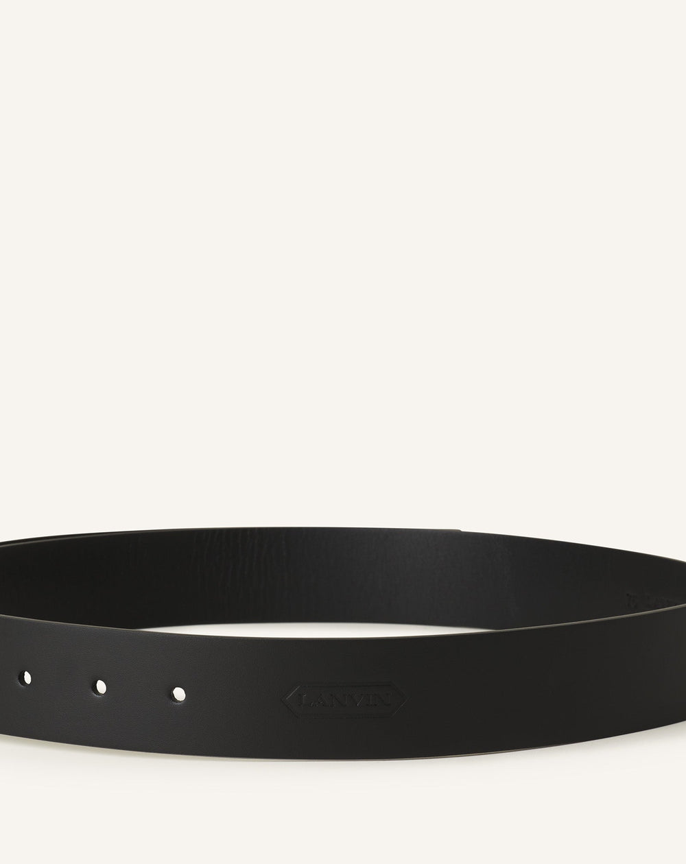 Black Compagnon Leather Belt