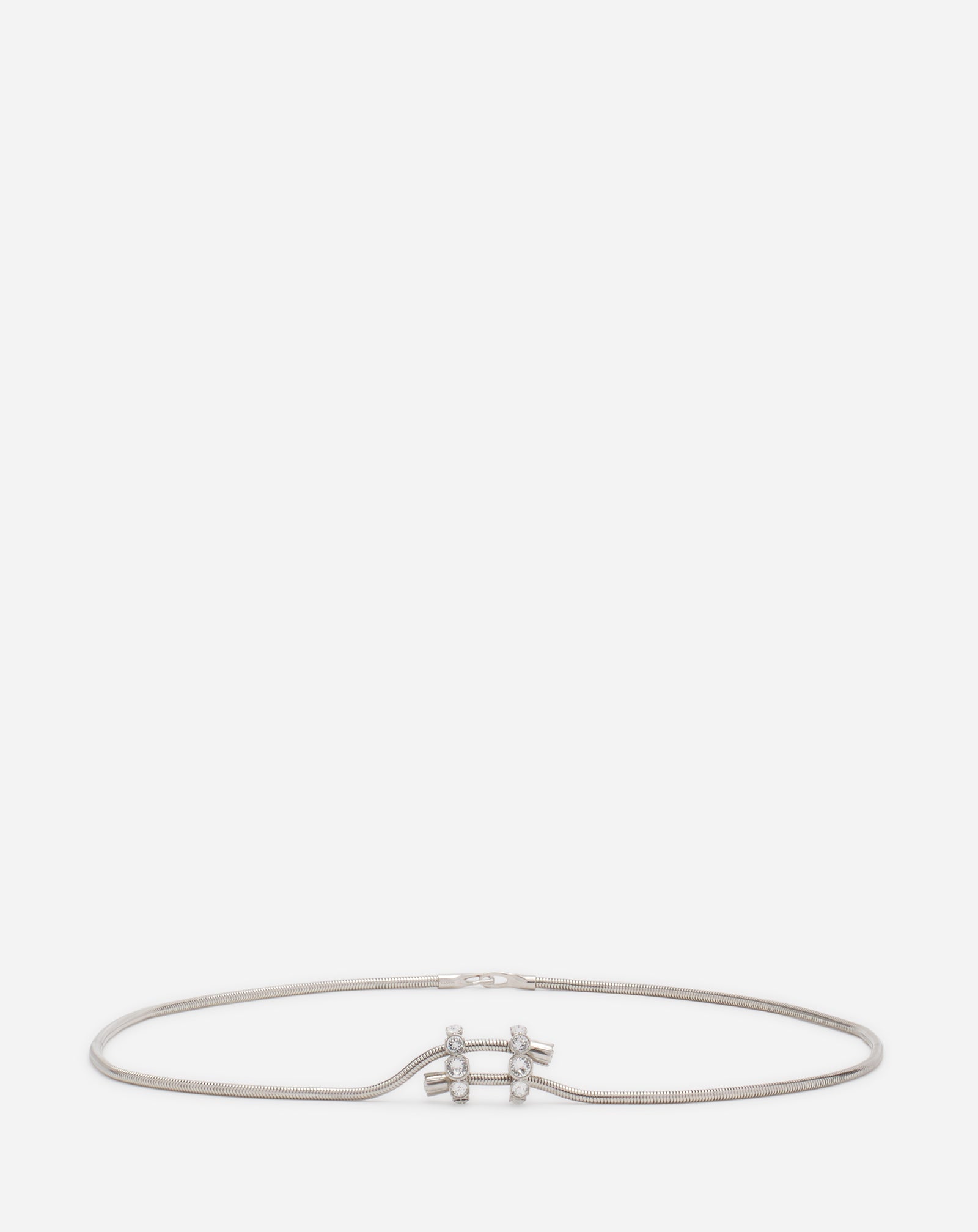 Silver Traviata By Lanvin Brass Belt