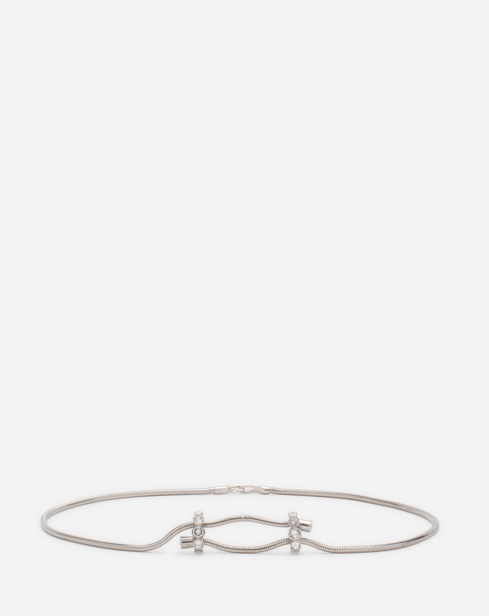 Silver Traviata By Lanvin Brass Belt