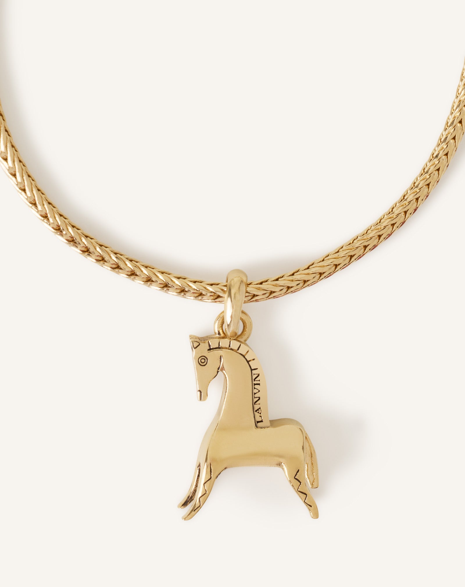 Bracelet Lunar Year Pendentif Cheval Silver