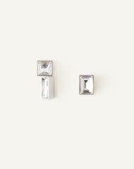 Silver Rhythmique Asymmetrical Earrings