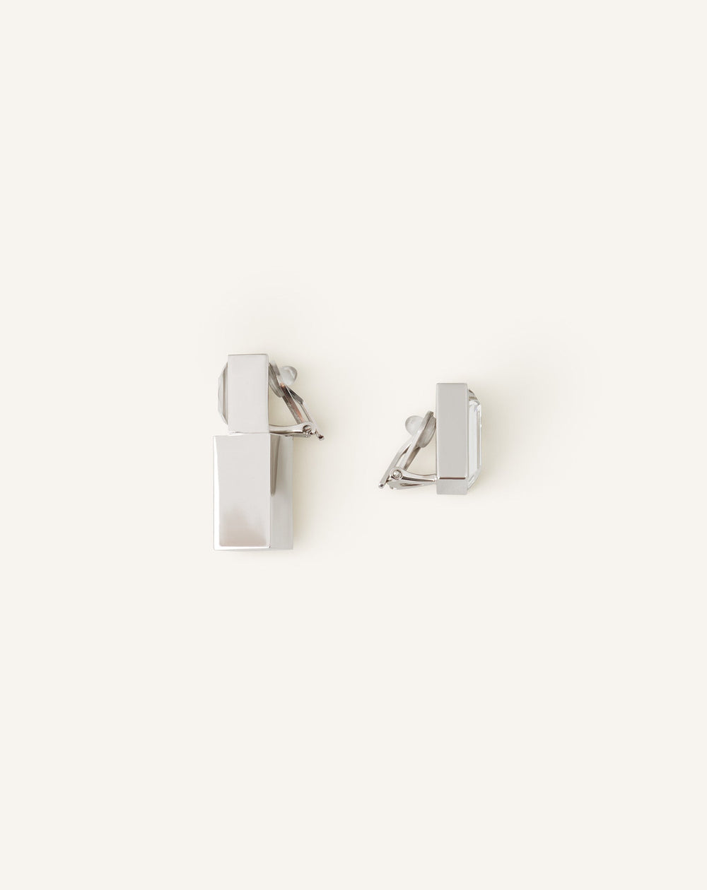 Silver Rhythmique Asymmetrical Earrings