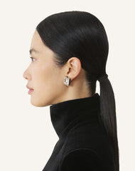 Silver Rhythmique Asymmetrical Earrings