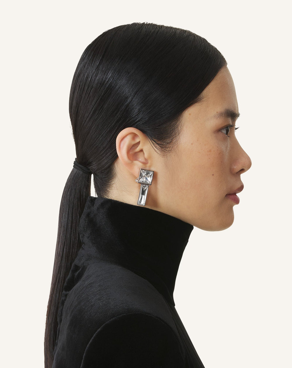 Silver Rhythmique Asymmetrical Earrings