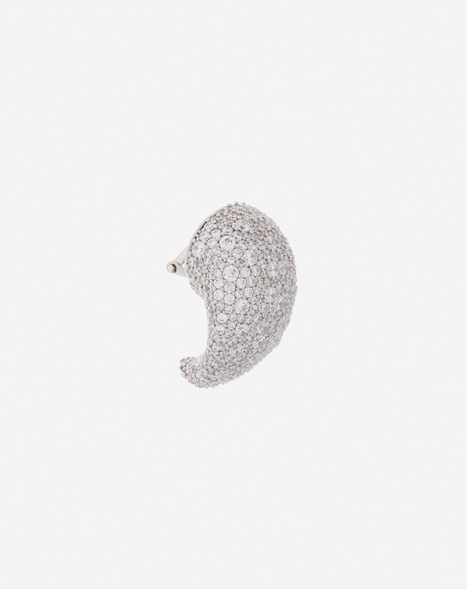 Silver Haute Séquence Rhinestone Earrings