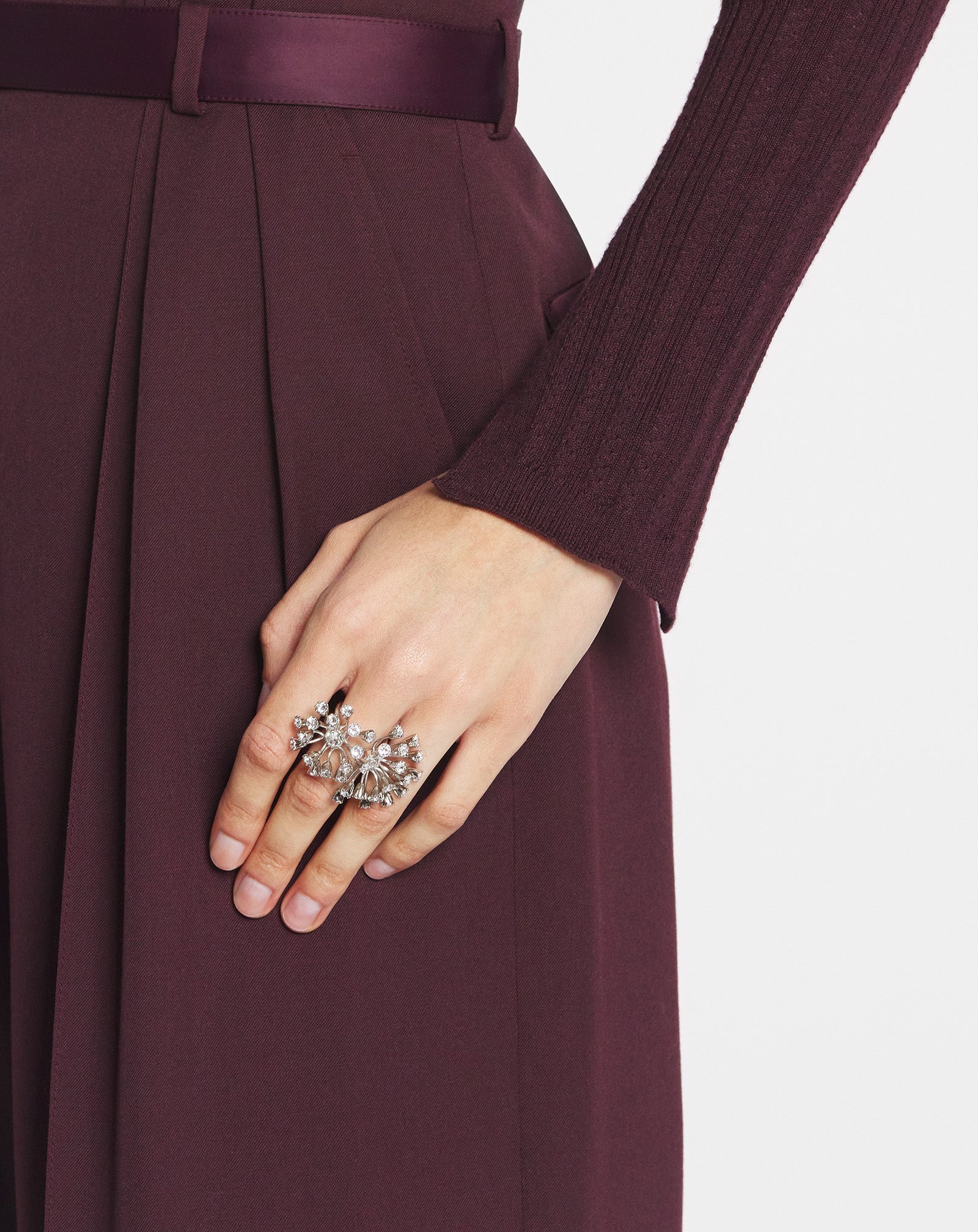 Silver Traviata By Lanvin Ring