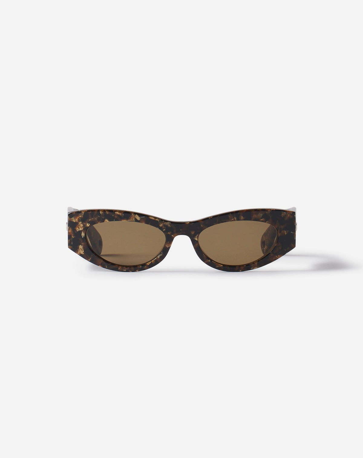 Silver Lanvin Logo Sunglasses