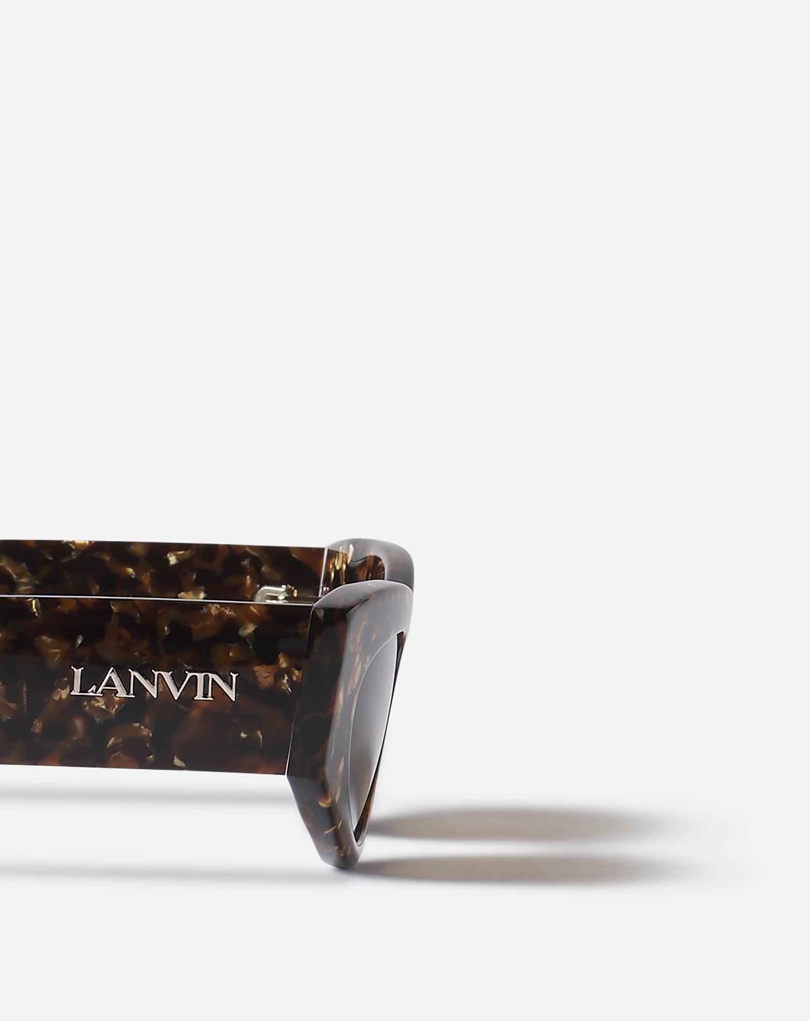 Silver Lanvin Logo Sunglasses