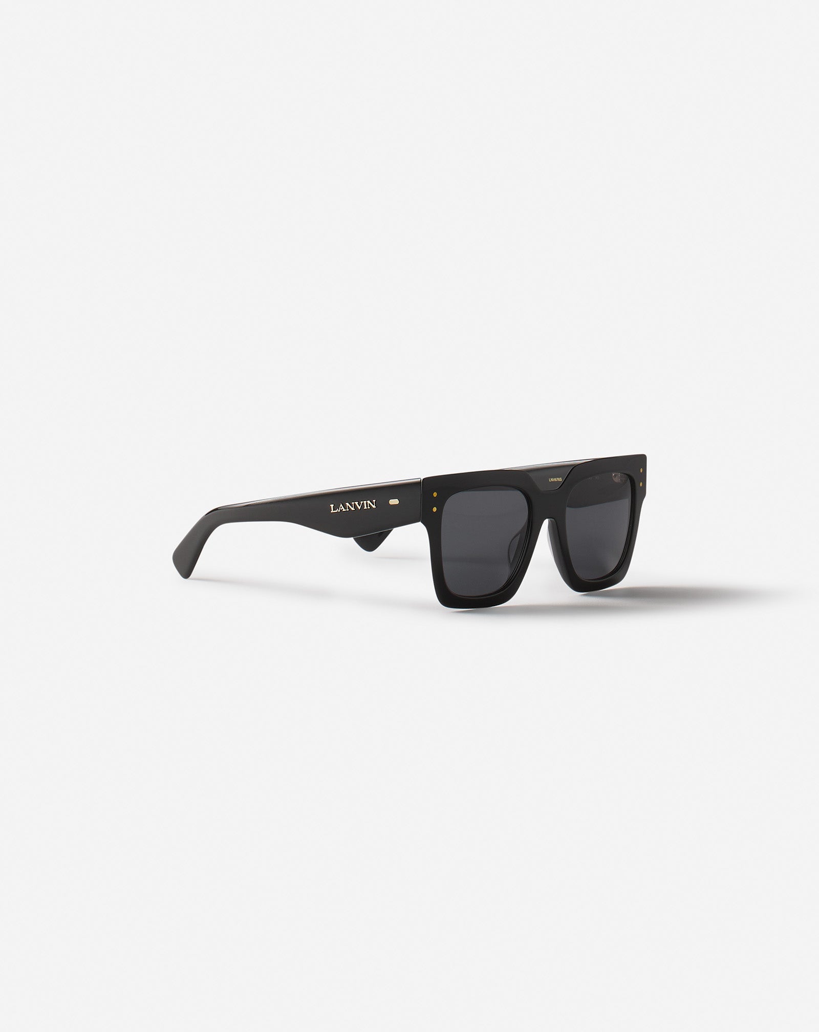 Black Lunettes Maxi Rectangle Lanvin Signature