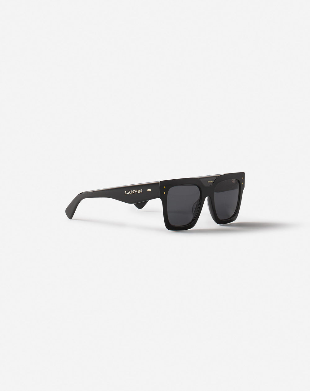 Black Lunettes Maxi Rectangle Lanvin Signature