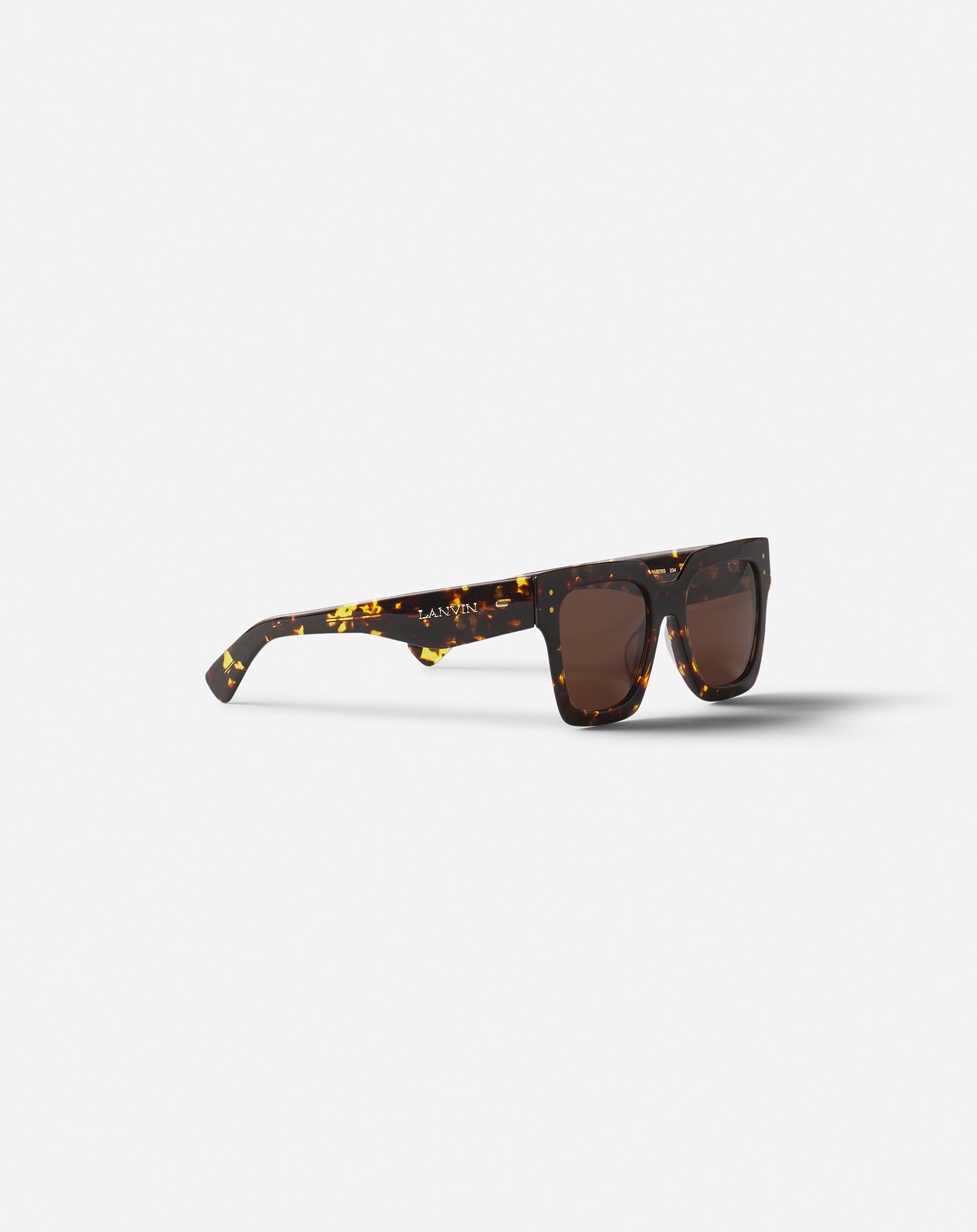Transparent Lunettes Maxi Rectangle Lanvin Signature