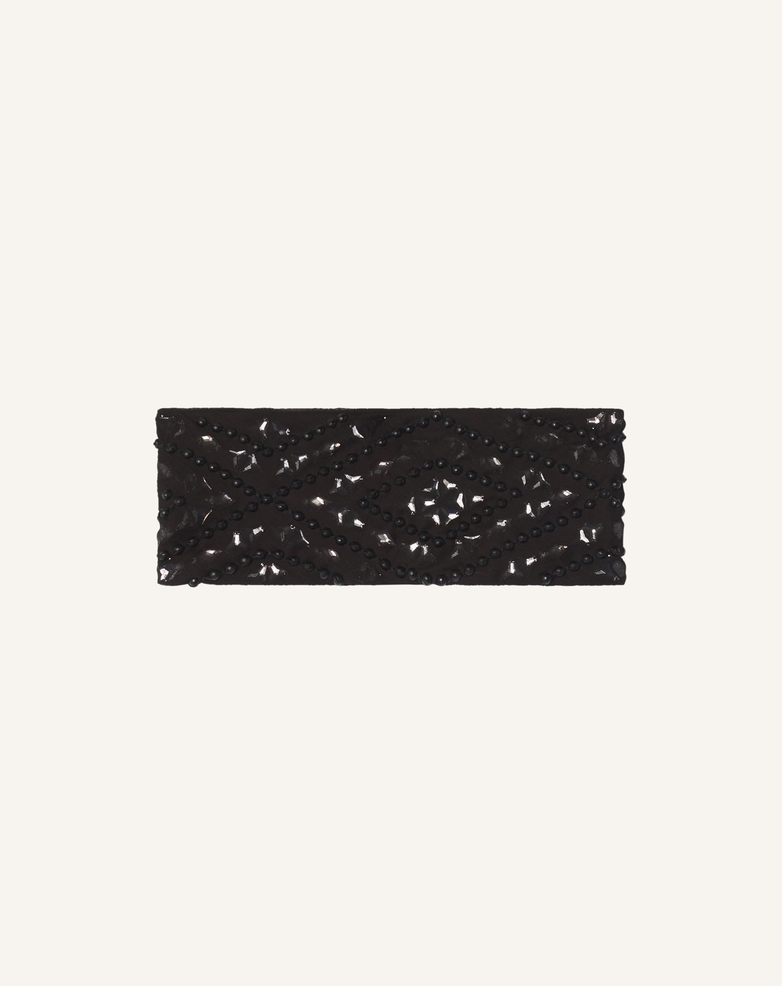 Bandeau Avec Broderies Black