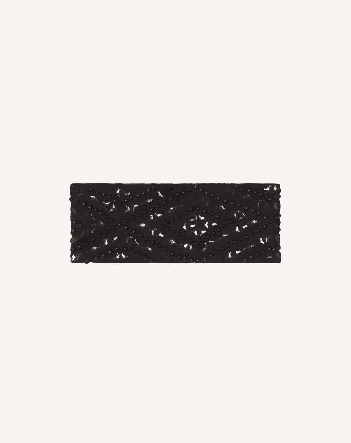 Bandeau Avec Broderies Black