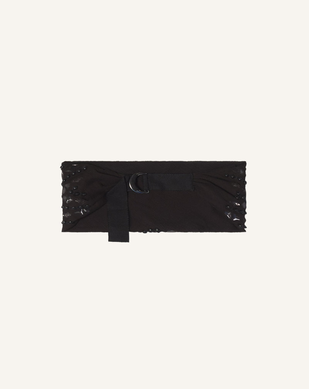 Bandeau Avec Broderies Black