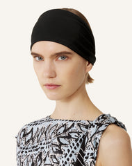 Bandeau Avec Gros Grain Black