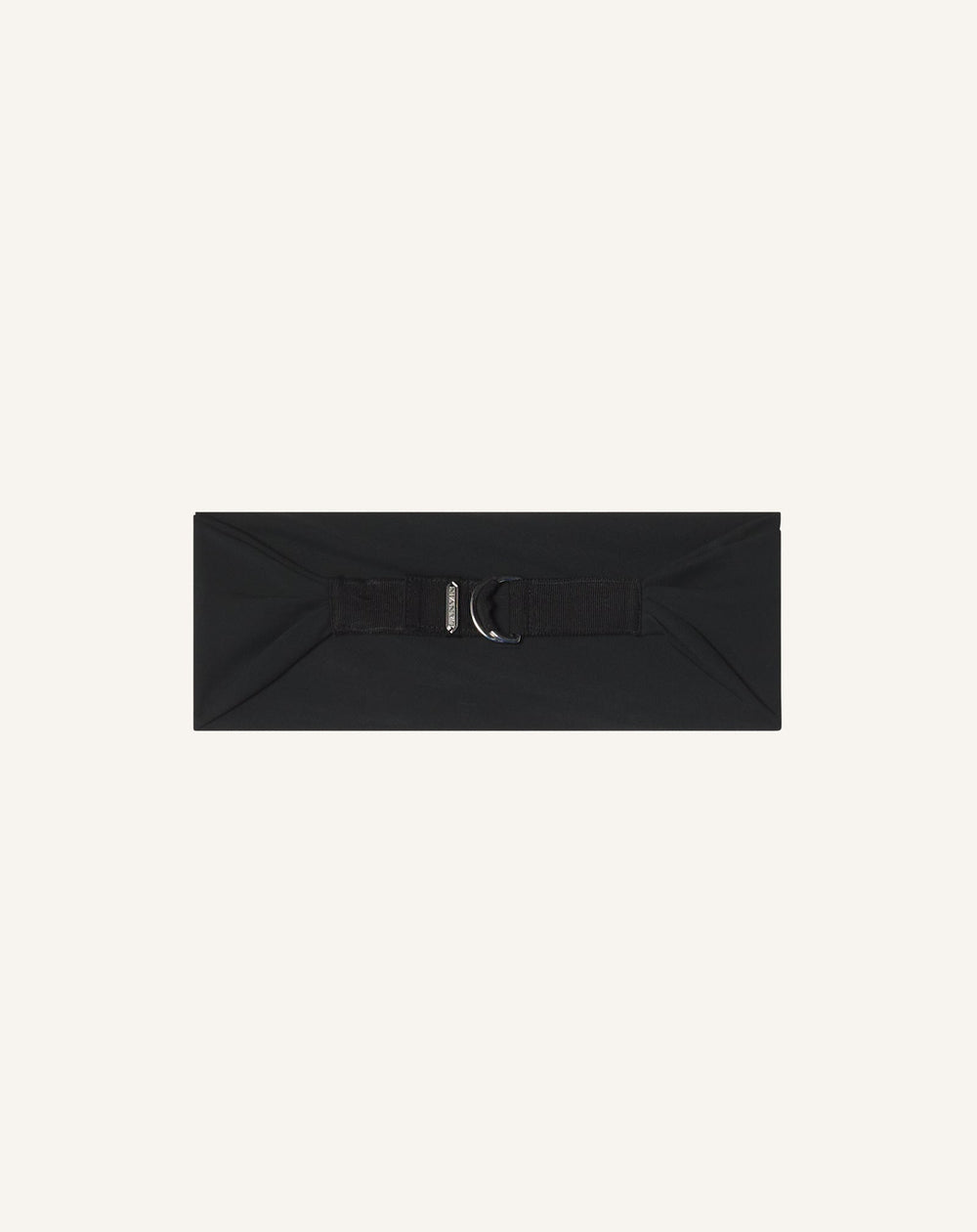 Bandeau Avec Gros Grain Black