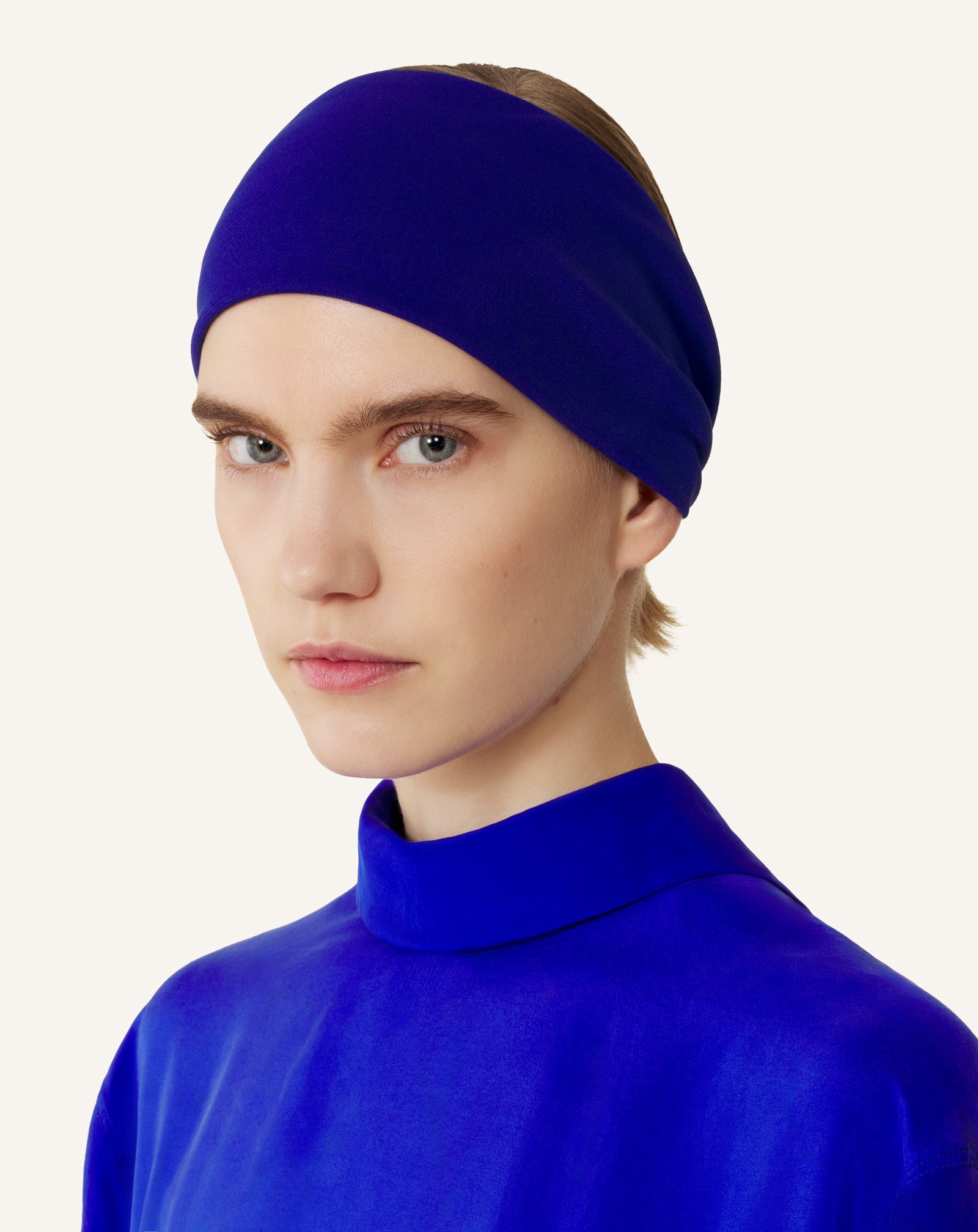 Bandeau Avec Gros Grain Blue