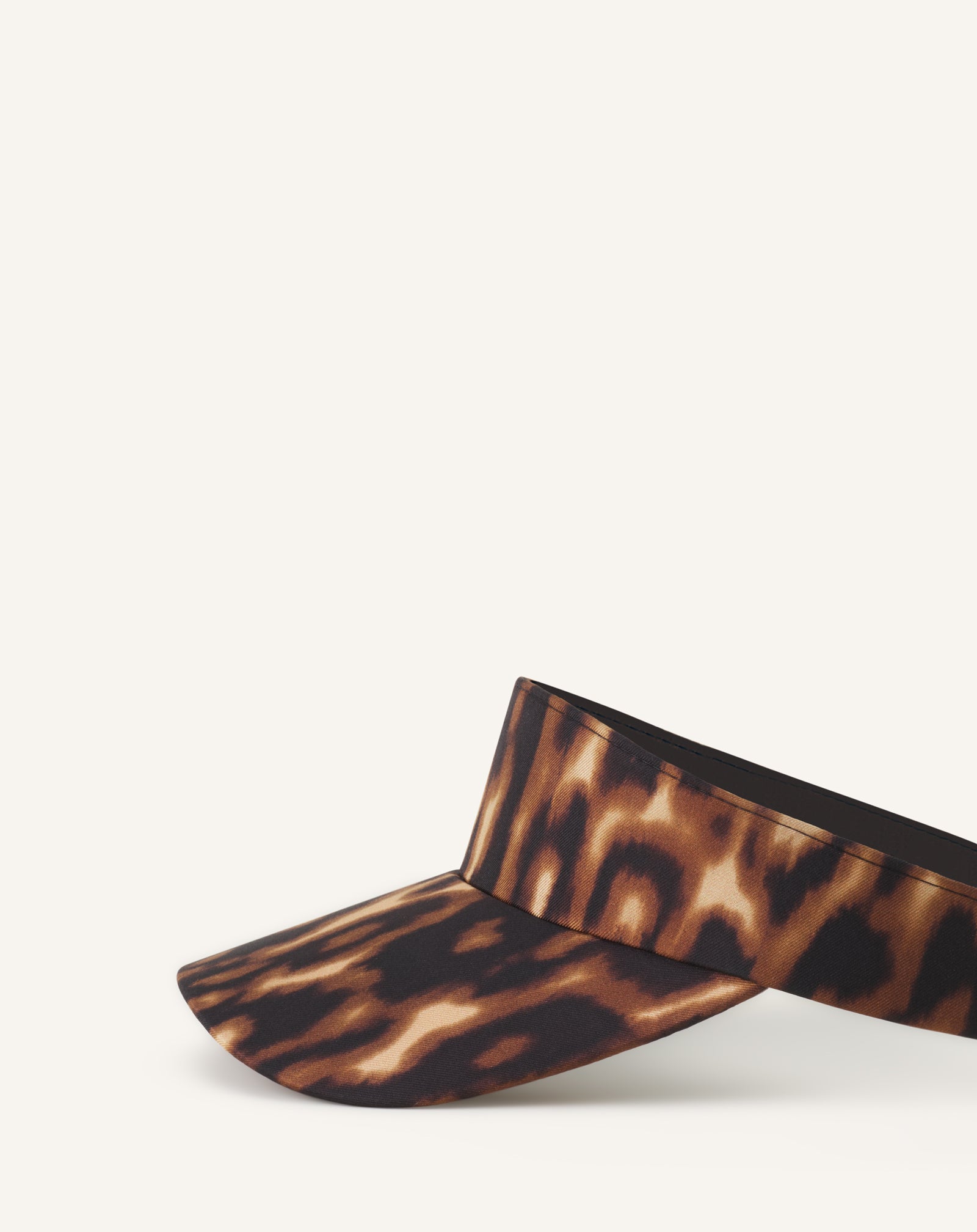 Multicolor Lanvin Leopard Print Visor