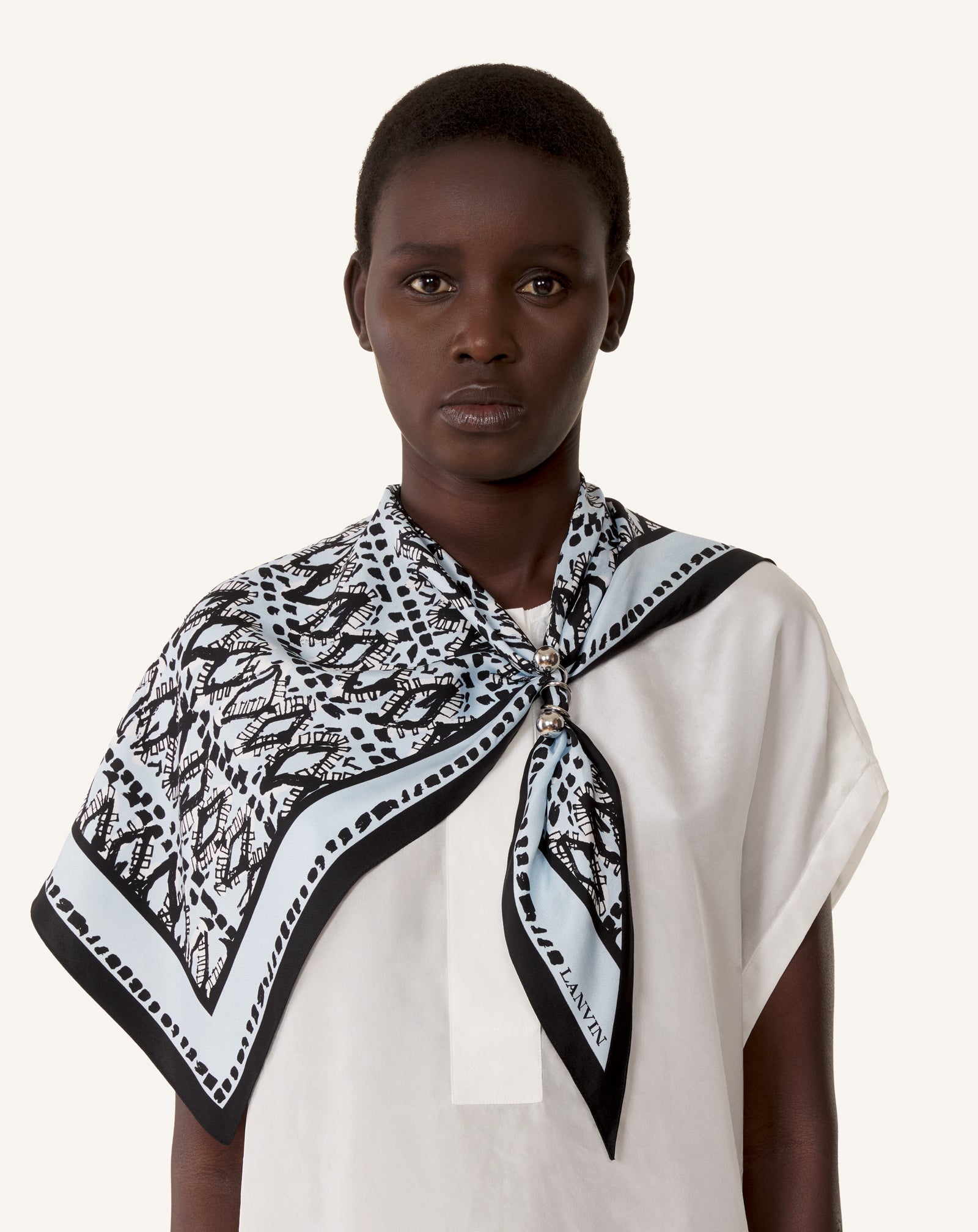 Top Bijou Motif Diamant Peint
