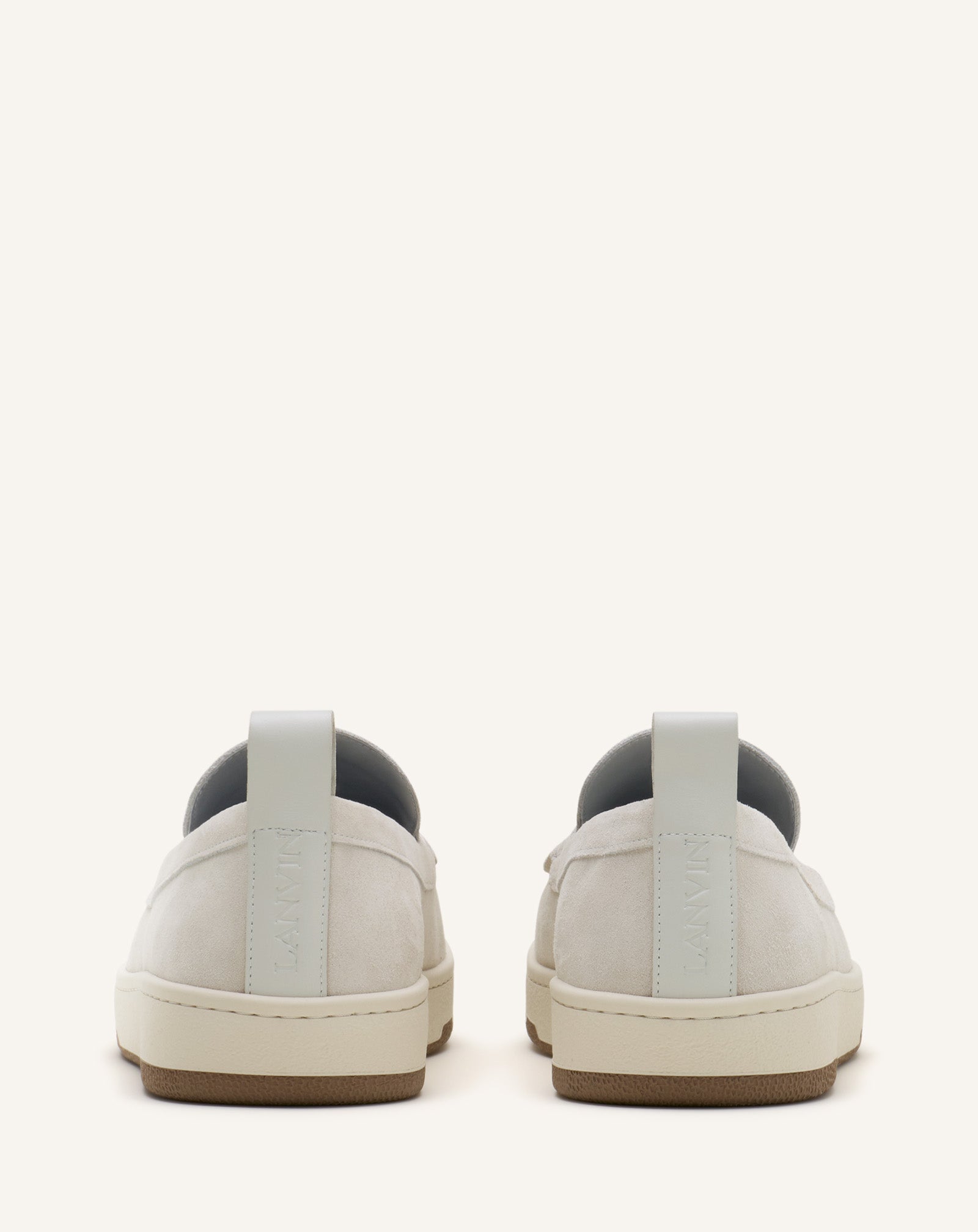 White Cruiser Suede Moccasins