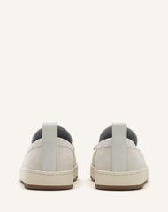 White Cruiser Suede Moccasins