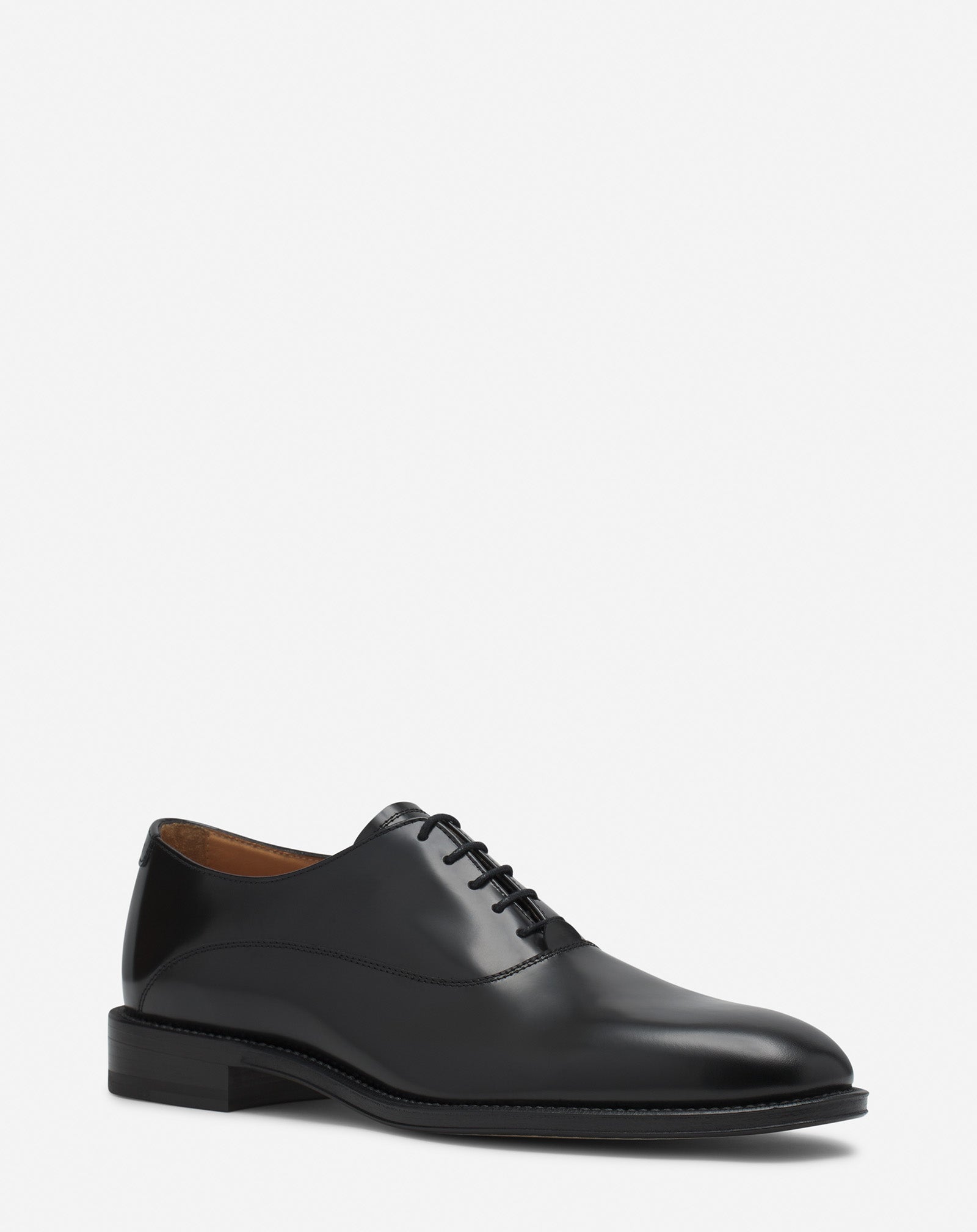 Black Lanvin Signature Leather Oxford Shoes