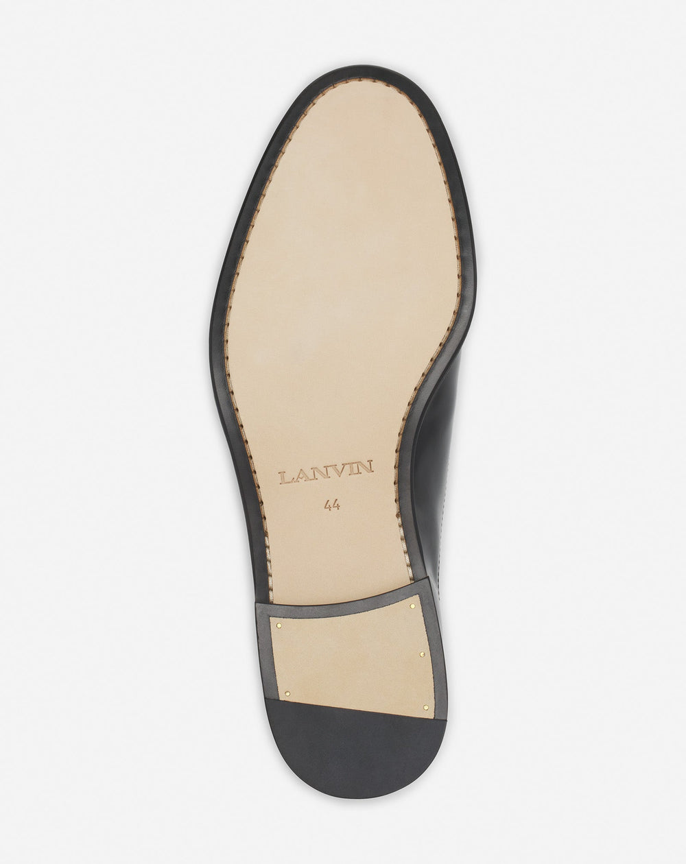 Black Lanvin Signature Leather Oxford Shoes