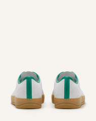 White Dbb1 Leather And Suede Sneakers