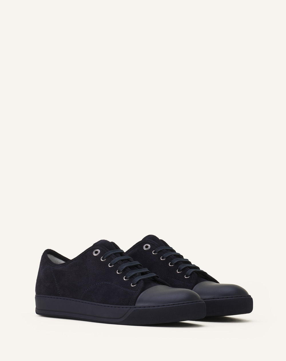 Blue Dbb1 Leather And Suede Sneakers