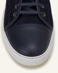 Blue Dbb1 Leather And Suede Sneakers