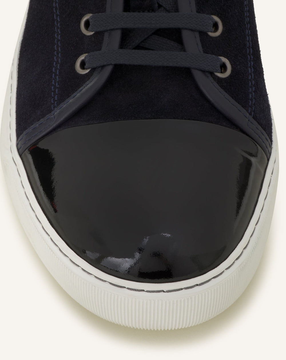 Blue Dbb1 Sneakers In Suede And Patent Leather