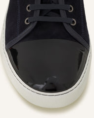 Blue Dbb1 Sneakers In Suede And Patent Leather